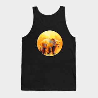 Bear Dream Animal Illustration Tank Top